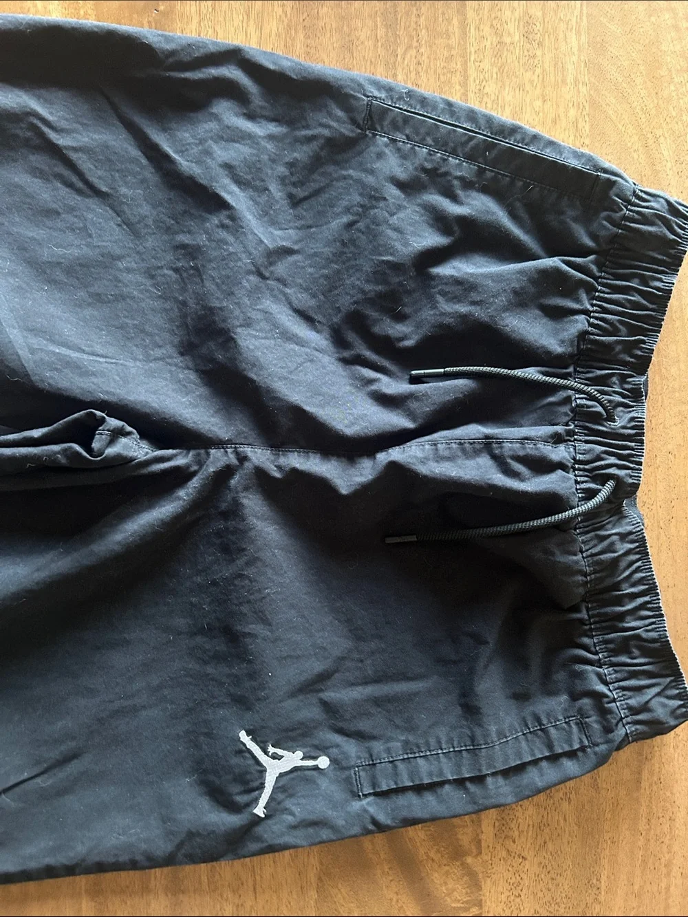 Jordan Black Kids' Athletic Shorts with White Jumpman